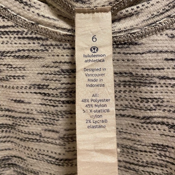 Lululemon Cardio Squad Tank Tiger Space Dye Size 6 - Picture 4 of 9